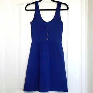 JCrew Electric Blue Summer Dress Size XS